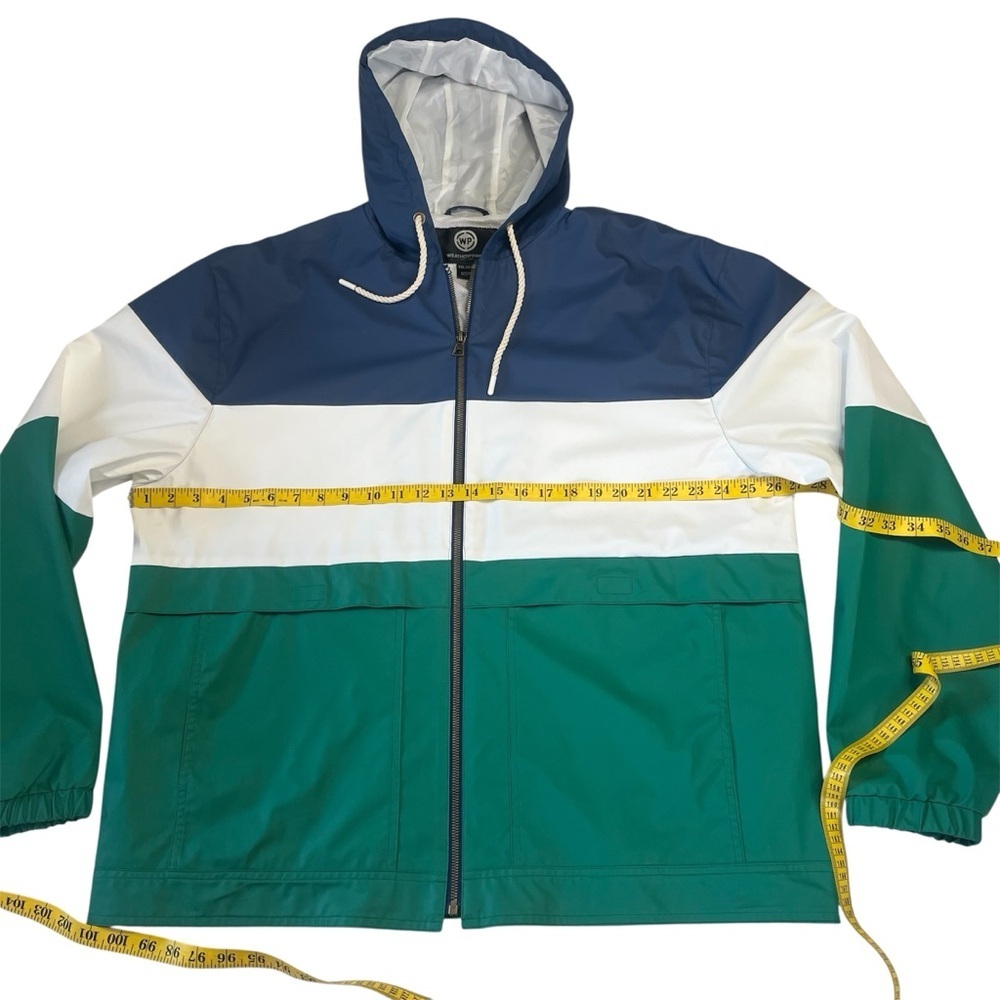 Weatherproof Vintage Color Block Water Resistant Zip Up Rain Jacket Size XXL - Picture 8 of 9